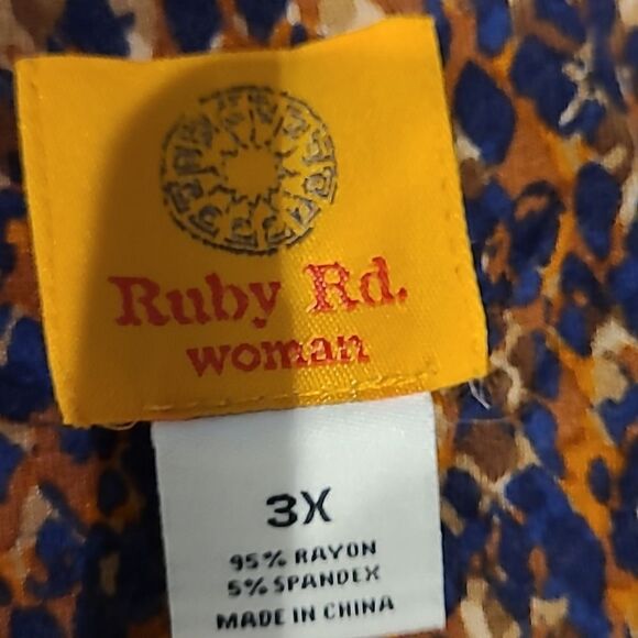 Ruby Rd sz 3X sleeveless sequined top - Picture 4 of 8